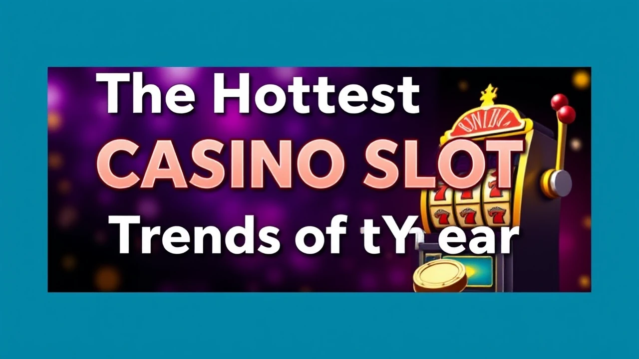 The Hottest Casino Slot Trends of the Year